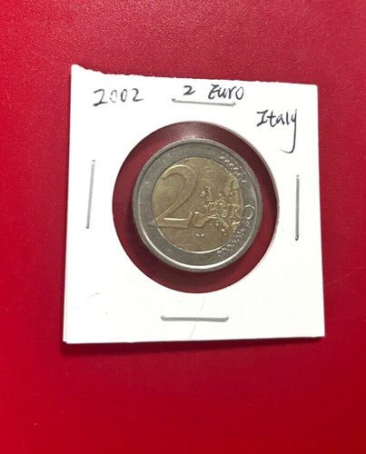2002 euro italy coin - 2002,