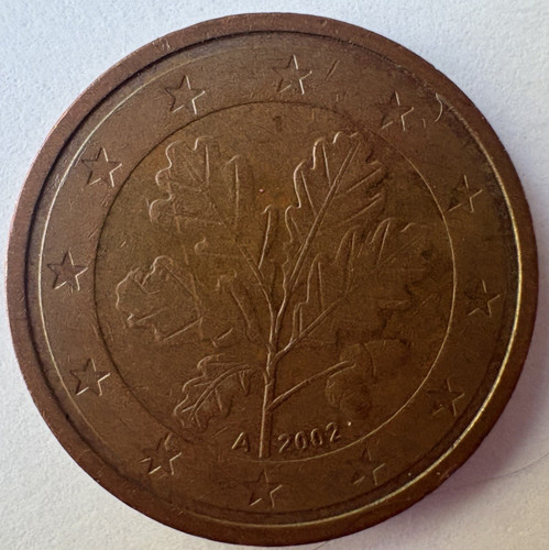 2002 germany euro cents - 2002, 2