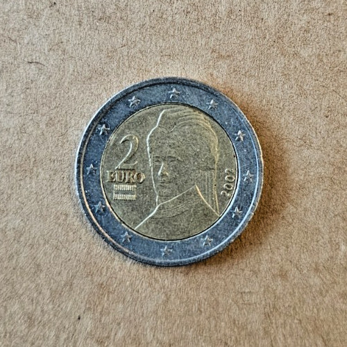 Austria euro 2002 coin - euro,