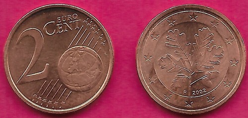 Germany euro cent 2002 - 2,