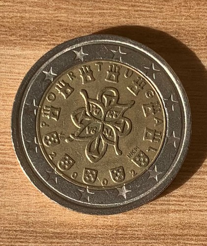 Rare euro coin 2002 portugal - 2,