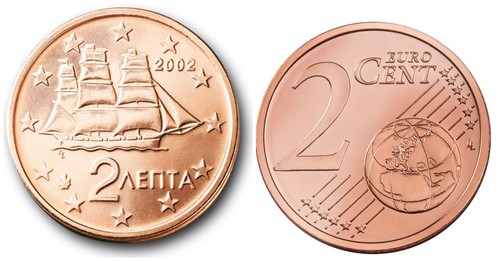 Euro cent greece - greece, *