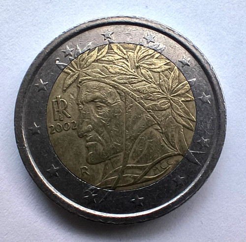 Euro coin italy - 2002, rare