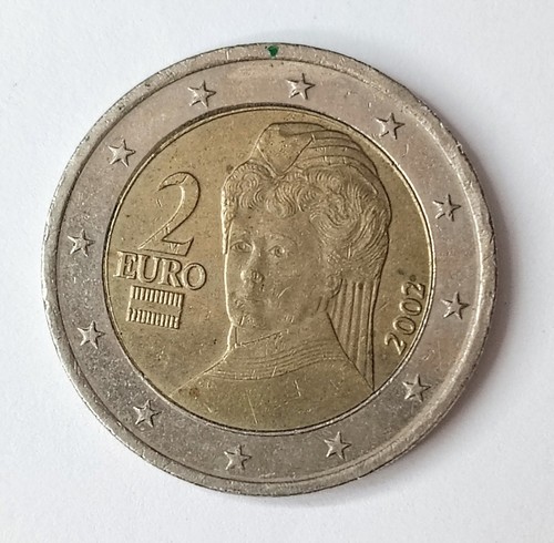 2002 austria euro coin - 2002,